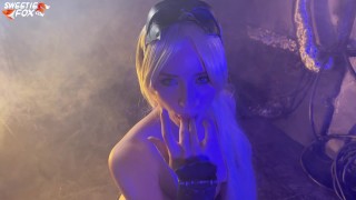 Starcraft Nova Cosplay Slut Deepthroats Huge Cock & Gulps Every Cum Drop!
