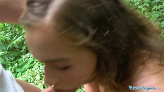 Public Agent: Teen’s Flawless Tits Jiggle in Risky Outdoor Pounding