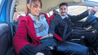 Hard Anal for the Neighbor Who Just Wanted a Ride Home – Rough Outdoor Public Fucking