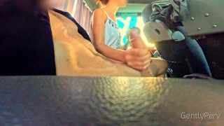 Public Bus Adventure: I Show My Hard Cock to a Sexy Cutie Lady Who Just Can’t Resist
